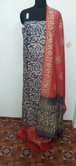 Cotton dupion batik print Suit SILK ZONE