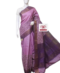 Pure Tussar Silk print saree