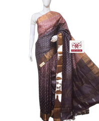 Pure Tussar Silk print saree