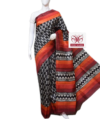 BISHNUPURI TUSSRE SILK SAREE SILK ZONE