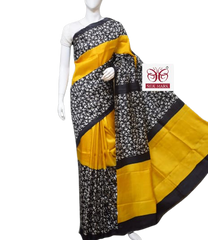 Pure Tussar Silk print saree
