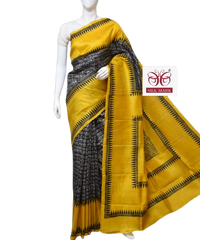 Pure Tussar Silk print saree