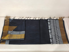 TUSSAR SILK PRINT SAREE