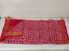 TUSSAR SILK PRINT SAREE