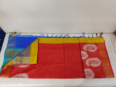 TUSSAR SILK PRINT SAREE