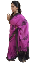 Modal Silk Hand Print Saree