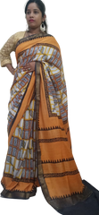 Modal Silk Hand Print Saree