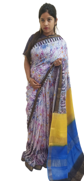Modal Silk Hand Block Print Saree