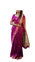 Bhagalpur Kota Staple Saree - Silk Zone
