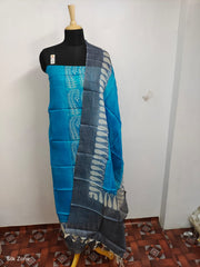 Tussar Silk print Suit