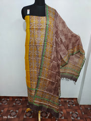 Tussar Silk print Suit