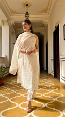 Cotton chickankari suit