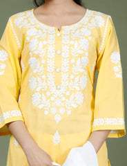 Khadi Cotton Embroidery Suit