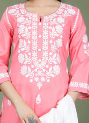 Khadi cotton Embriodery Suit