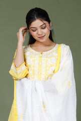Khadi Cotton Embroidery Suit