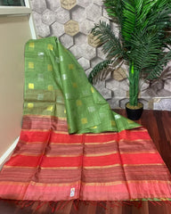 Semi katan silk saree