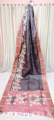 Tussar Silk Print Saree