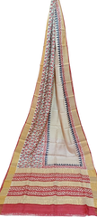 Tussar Silk Print Saree