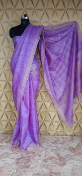 Tusser Silk saree SILK ZONE