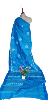 Pure Tussar Silk print saree