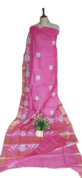 Pure Tussar Silk print saree