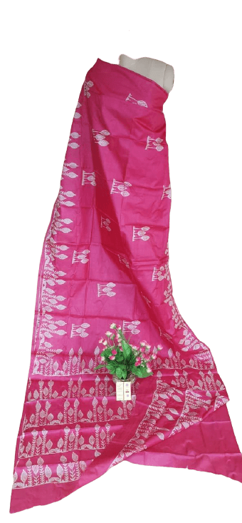 Pure Tussar Silk print saree