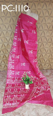 Pure Tussar Silk print saree