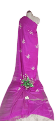 Pure Tussar Silk print saree