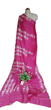 Pure Tussar Silk print saree