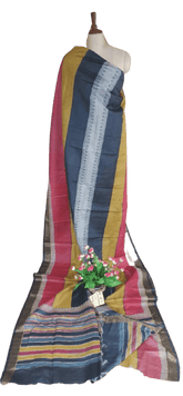 Pure Tussar Silk print saree