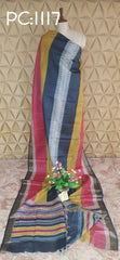 Pure Tussar Silk print saree