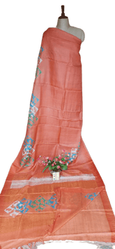 Pure Tussar Silk print saree