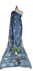 Pure Tussar Silk print saree