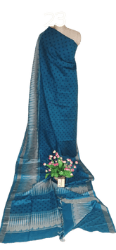 Pure Tussar Silk print saree