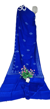 Pure Tussar Silk print saree