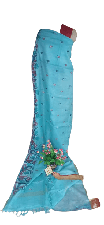 Pure Tussar Silk print saree