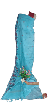 Pure Tussar Silk print saree