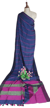 PURE LINEN SAREE SILK ZONE