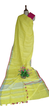 PURE LINEN SAREE SILK ZONE