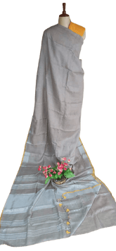 PURE LINEN SAREE SILK ZONE