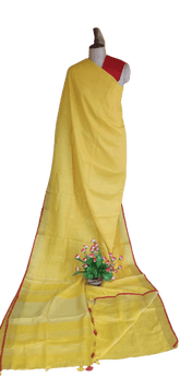 PURE LINEN SAREE SILK ZONE