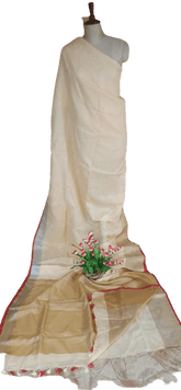 PURE LINEN SAREE SILK ZONE