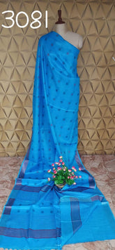 TISHU LINEN BUTA SAREE SILK ZONE