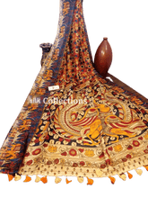 Handloom tussur silk digital print saree SILK ZONE