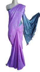 Soft Silk embroidery saree SILK ZONE