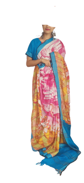 Citton Linen Saree SILK ZONE