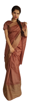 Soft silk jacquard border saree SILK ZONE