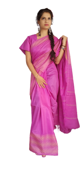 Soft silk jacquard border saree SILK ZONE