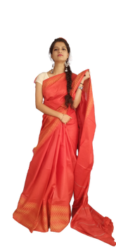 Soft silk jacquard border saree SILK ZONE