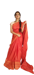 Soft silk jacquard border saree SILK ZONE